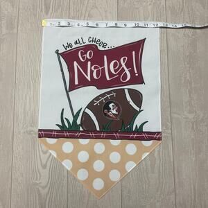 Florida State Seminoles FSU Garden Flag We All Cheer Go Noles Football 12x18